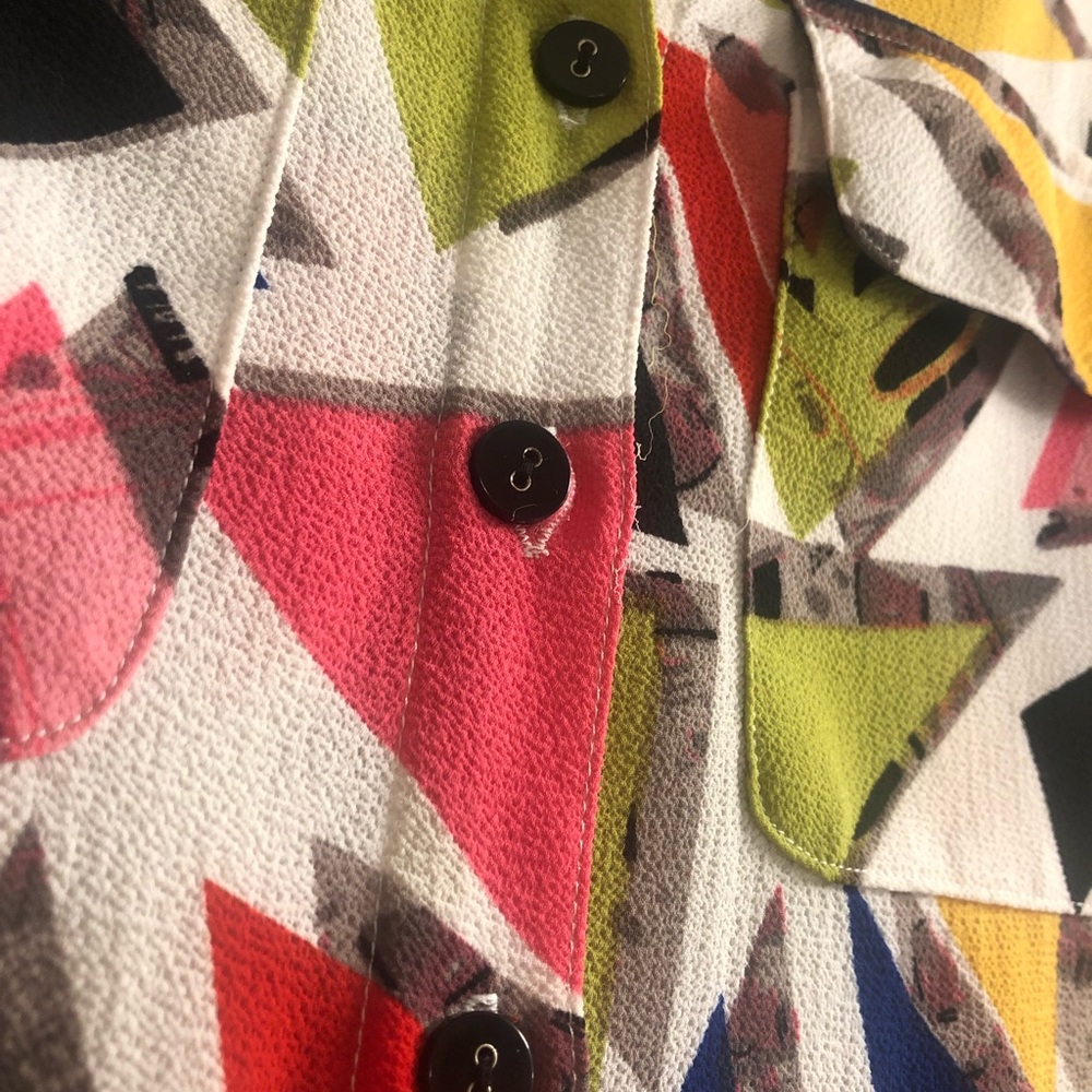 1980’s 1990’s Colorful Geometric Mishca  size M - Picture 3 of 4